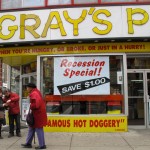Recession Special at Gray's Papaya shop