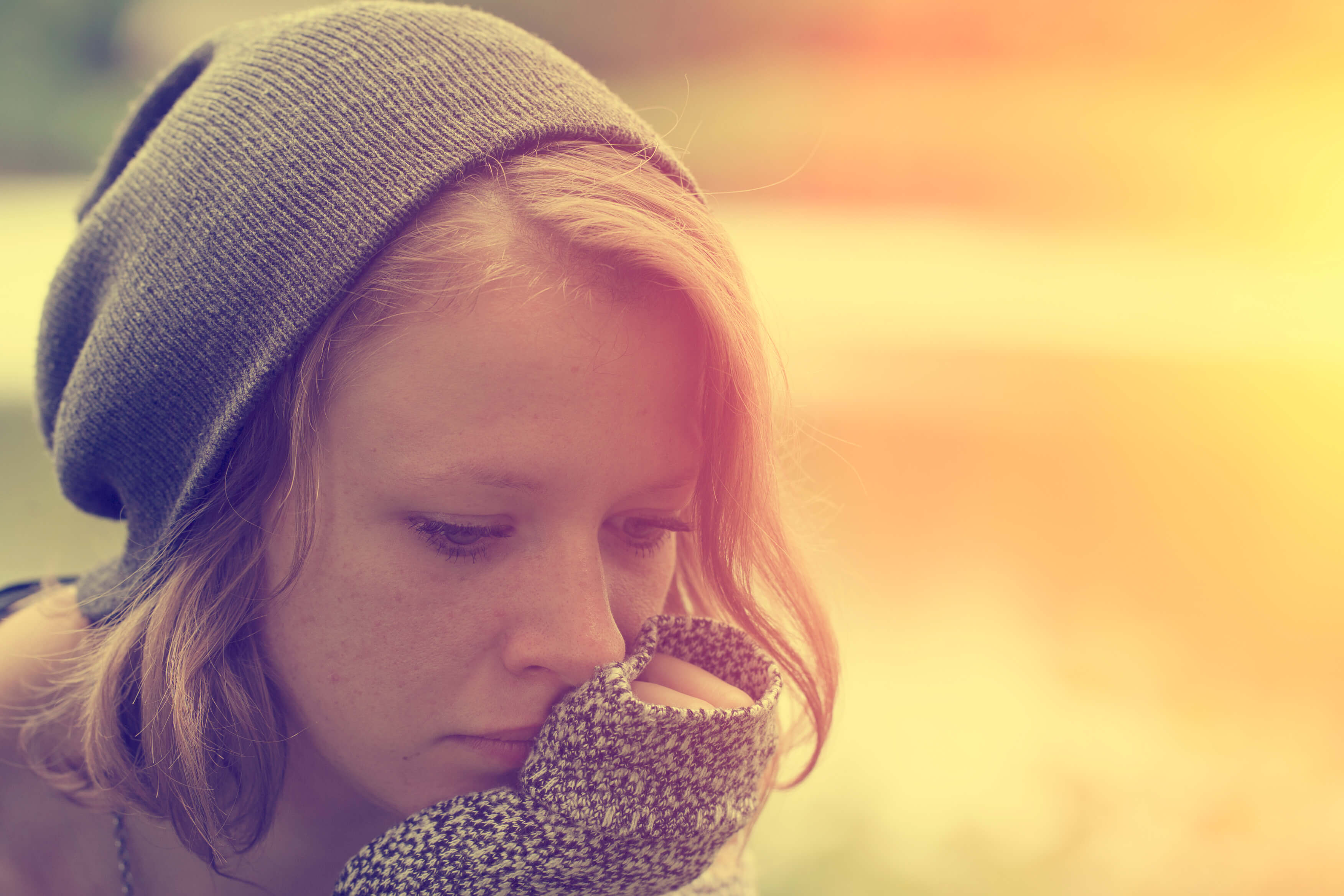 Woman feeling so alone